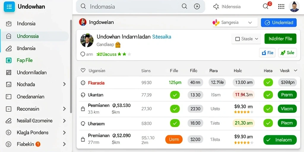 Tampilan menu utama yang menarik.
