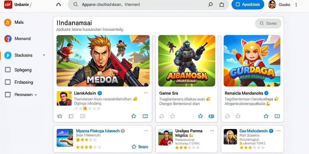 Screenshot menampilkan tampilan antarmuka utama INATOGEL.