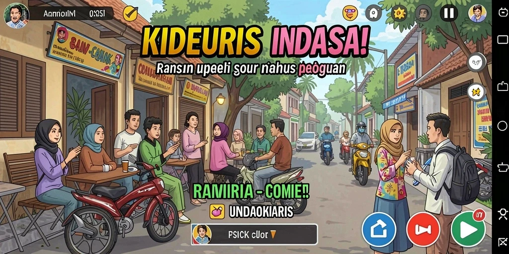 Tampilan antarmuka yang menarik dan user-friendly.
