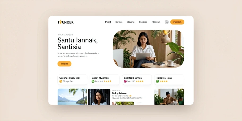 Tampilan antarmuka yang user-friendly dan menarik.