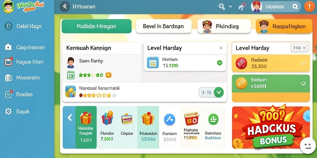 Tampilan awal RPGAME yang menawan dan penuh warna.