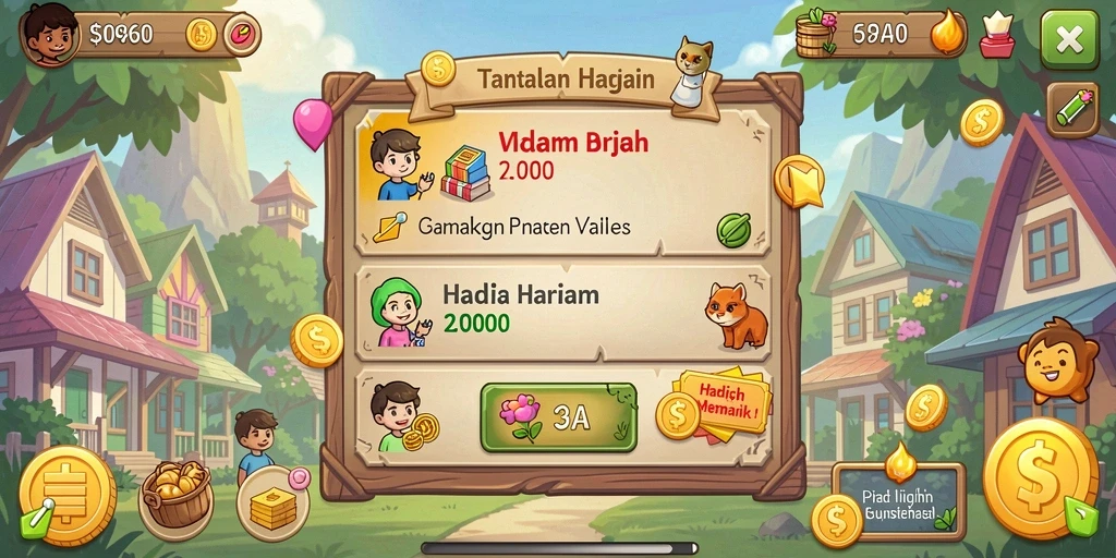 Tampilan antarmuka ZIATOGEL yang modern dan menarik.